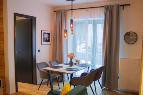 Klimatizovaný apartmán se saunou v centru Harrachova U DUCHA HOR jen 150m od lanovky